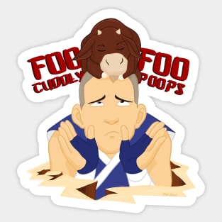 Avatar the Last Airbender Fan Art Sokka Foo Foo Cuddly Poops Sticker